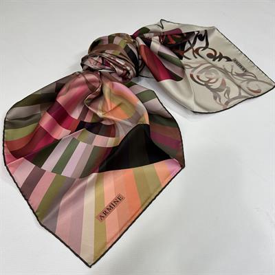 Armine Nostalji % 100 İpek - Twill Eşarp