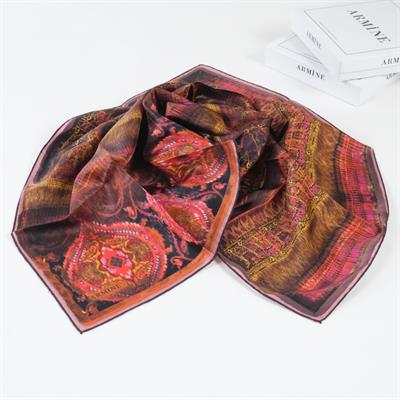Armine Nostalji % 100 İpek - Twill Eşarp