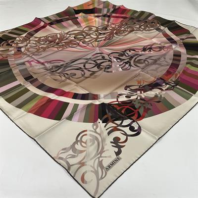 Armine Nostalji % 100 İpek - Twill Eşarp