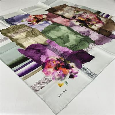 Armine Nostalji % 100 İpek - Twill Eşarp