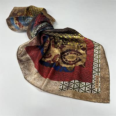 Armine Nostalji % 100 İpek - Twill Eşarp