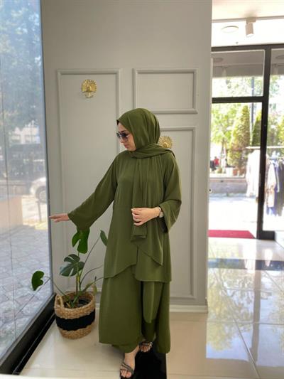 İslambol Ala Katlı Takım Haki Yeşil