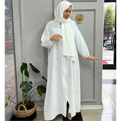 İslambol Ala Namaz Elbisesi Beyaz