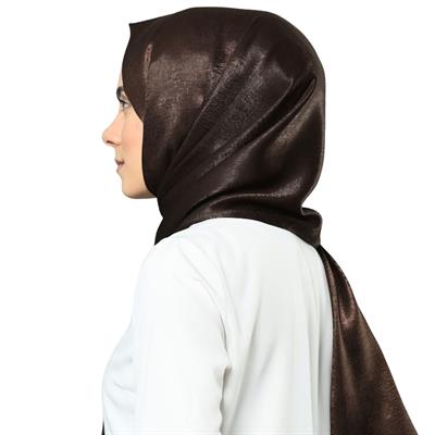 Levidor Bambu İpeği Abiye Şal Acı Kahve