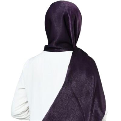 Levidor Bambu İpeği Abiye Şal Mor