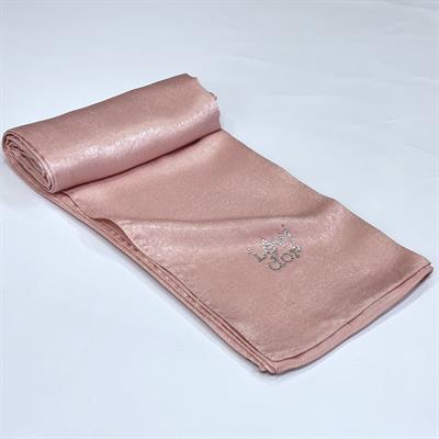 Levidor Bambu İpeği Abiye Şal Pembe