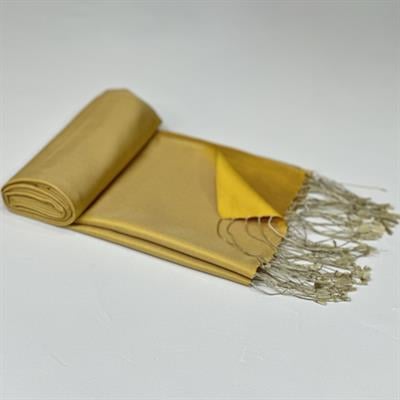 Sura İpek Şal - Gold Ekru