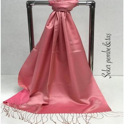 Sura İpek Şal - Pembe Taş