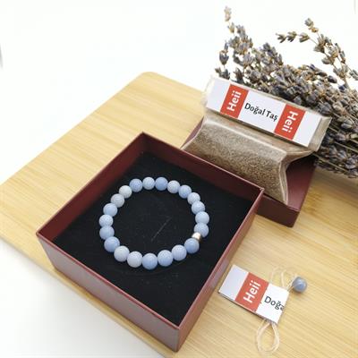 Anjelit Bileklik 8 mm - Hafifleyin, Rahatlayın, Ferahlayın