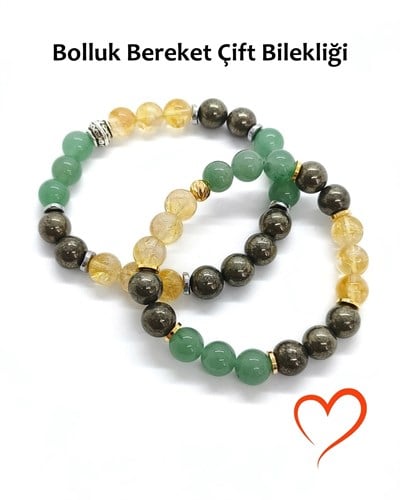 Bolluk Bereket Çift Bilekliği