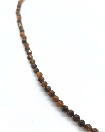 Granat (lal) Kolye 4 mm - Güç, Tutku, Aşk ve Güven Enerjisi