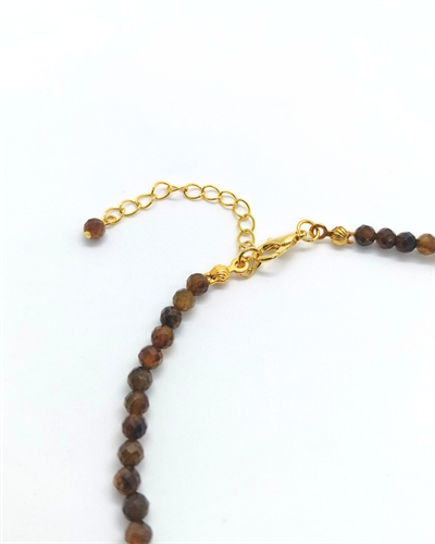 Granat (lal) Kolye 4 mm - Güç, Tutku, Aşk ve Güven Enerjisi