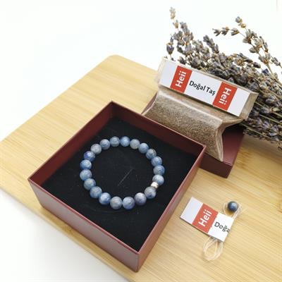 Kyanit Bileklik 8 mm - Huzur, İletişim ve Dengenin Taşı