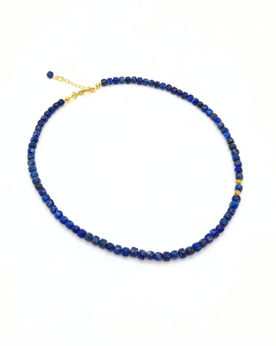 Lapis Lazuli Kolye 4 mm - Frekansınızı Yükseltin, Hitabetinizi Güçlendirin