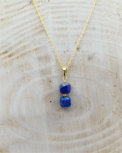 Lapis Lazuli Kolye Ucu - Frekansınızı Yükseltin, Hitabetinizi Güçlendirin