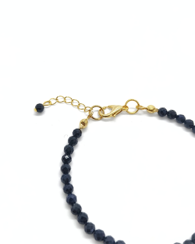 Safir Bileklik - 3 mm Faset Kesim