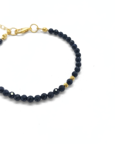 Safir Bileklik - 3 mm Faset Kesim
