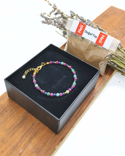 Safir Zümrüt ve Yakut - Zarafet, Öz Sevgi, Aşk ve Tutku 4mm