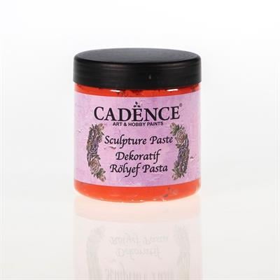 Cadence Sculpture Rölyef Pasta 1390 Mercan Kırmızı 250 ml
