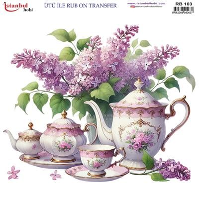 ÜTÜ İLE RUB ON TRANSFER RB 103   30 X30 cm