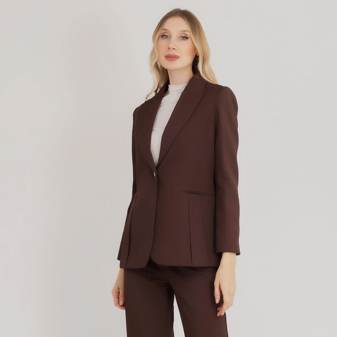kahverengi blazer ceket
