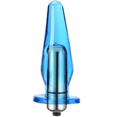 Sexual World Anal Fantasy Solid 2 Fonksiyonlu Anal Vibratör-Blue