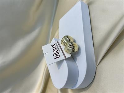 Sallantılı Dalgalı Gold Küpe