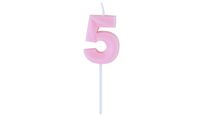 Rakam 5 Pudra Pembe