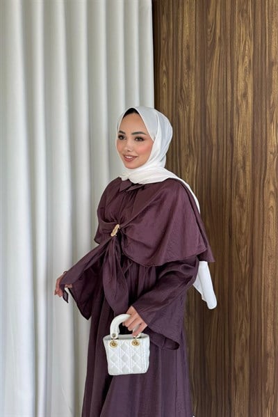 Afra elbise mürdüm