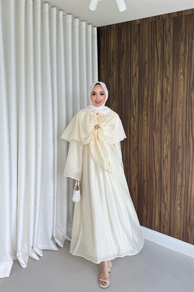 Afra elbise sarı