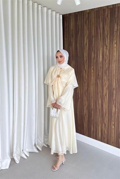 Afra elbise sarı