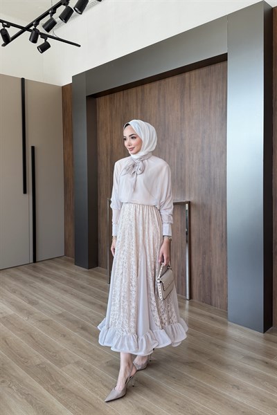 Biray Etekli Takım Bej