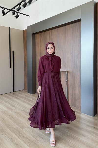 Biray Etekli Takım Bordo