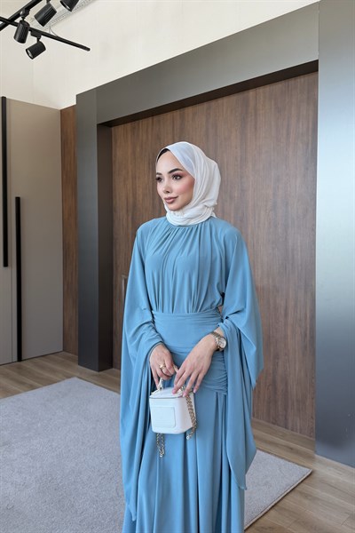 Liyana Sendy Elbise Mavi