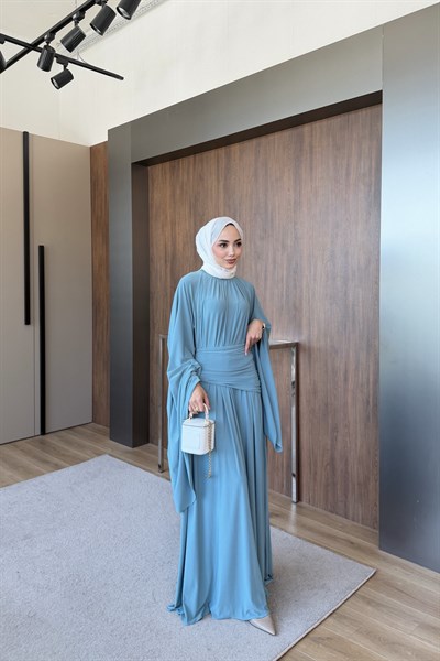 Liyana Sendy Elbise Mavi