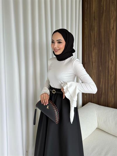 Sara bluz Beyaz