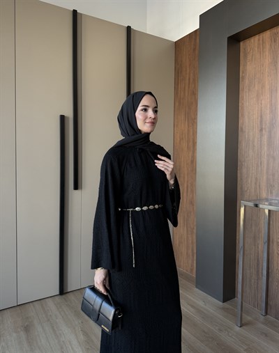 Serenay Elbise Siyah 
