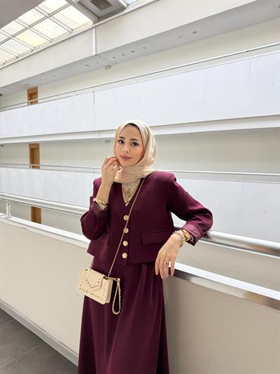 Vera Takım Burgundy