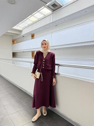 Vera Takım Burgundy