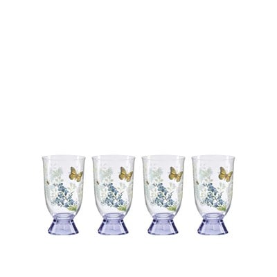 Butterfly Herbs Su/Meşrubat Bardağı 4'lü Set
