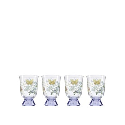 Butterfly Herbs Su/Meşrubat Bardağı 4'lü Set