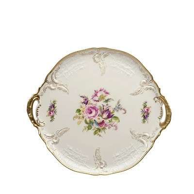 Sanssouci Elfenbein Diplomat Porselen Servis Tabağı 35 cm