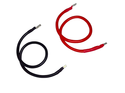 Spower Akü ile MPPT yada PWM ara Bağlantı Kablosu 16MM Bakır 200 CM (2 adet) Siyah ve Kırmızı