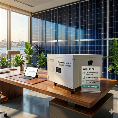 Spower E.S.S. 5.3 kWh Enerji Depolama Akü Katmanı