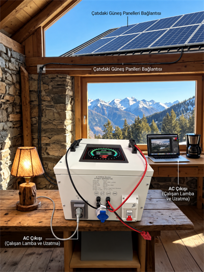 Spower Energy Solar Hibrit Jeneratör Sg-6.2 48 210