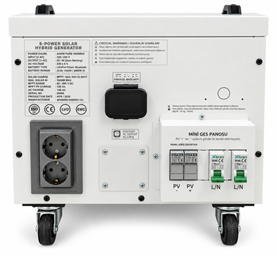 Spower Energy Solar Hibrit Jeneratör SG-4.2 24 105 (4200 Watt) 