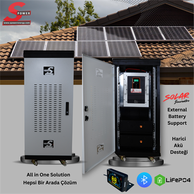 SPOWER ENERGY SOLAR HİBRİT JENERATÖR SG-12-3 Faz 12 Kw