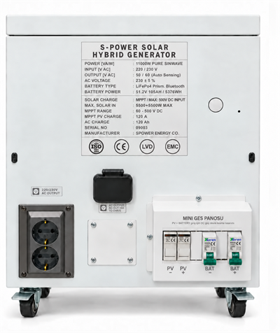 Spower Energy Solar Hibrit Jeneratör Sg-11 48 105