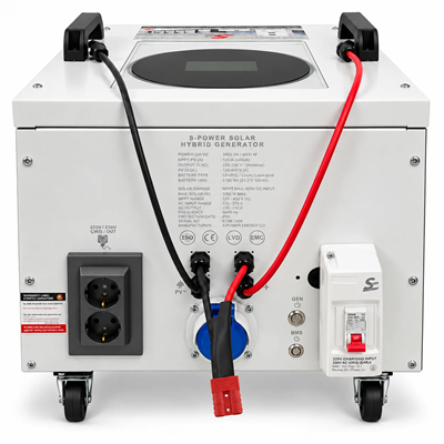 Spower Energy Solar Hibrit Jeneratör SG-5.6 48 105 (5600 Watt) 
