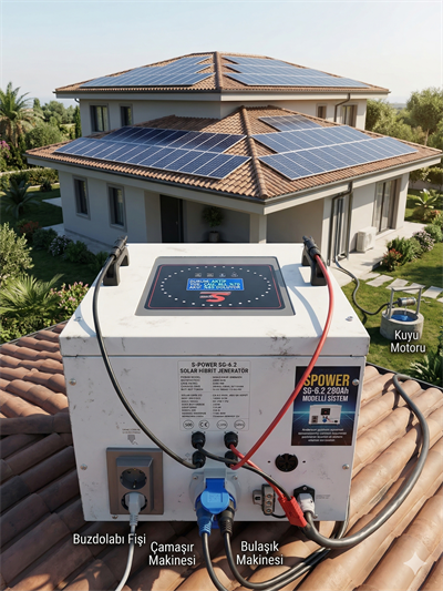 Spower Energy Solar Hibrit Jeneratör Sg-6.2 280AH  48 280